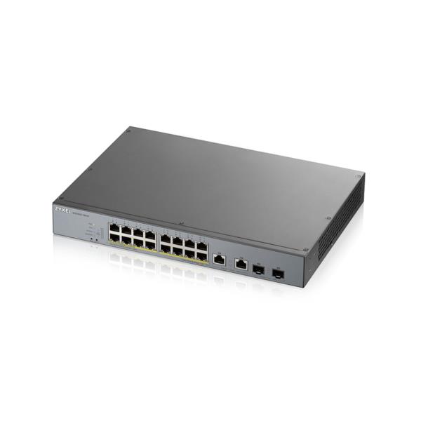 GS1350-18HP-EU0101F zyxel gs1350 18hp switch 16xgb poe 2xsfp 250w