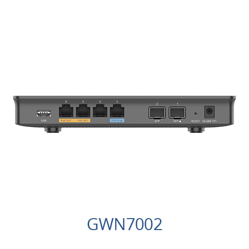 GWN7002 grandstream gwn7002 router 2xsfp 4xgbe lan wan dpi