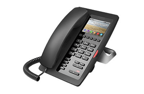 H5-BLACK fanvil h5 hotel telefono ip. pantalla a color. poe