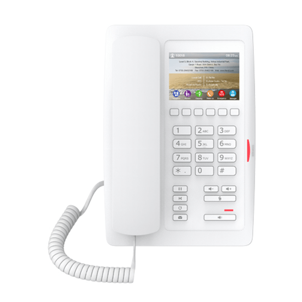 H5-WHITE fanvil h5 hotel telefono ip. pantalla a color. poe
