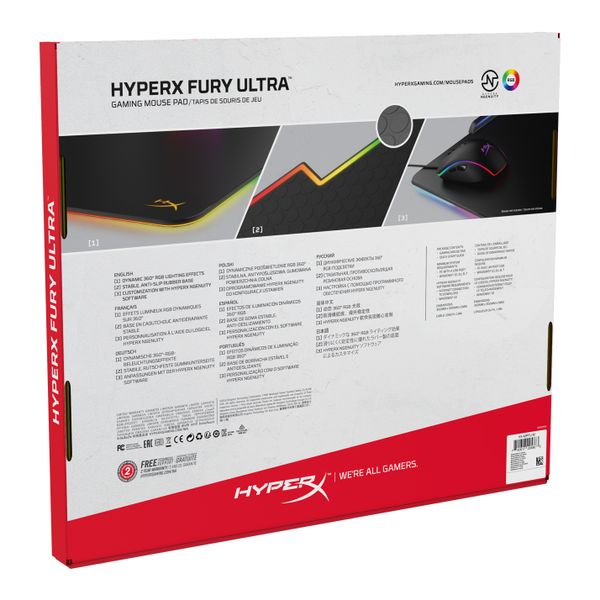 HX-MPFU-M hyperx fury ultra rgb mousepad medium