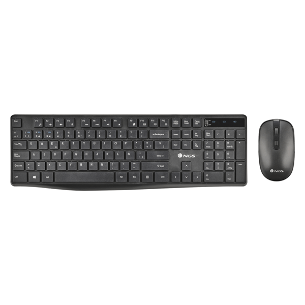 HYPE KIT pack teclado y mouse ngs hype kit wireless multidispositivo