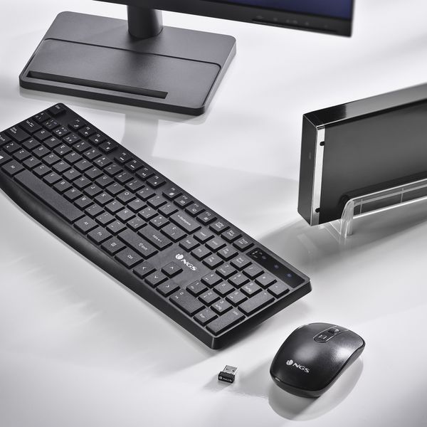 HYPE_KIT pack teclado y mouse ngs hype kit wireless multidispositivo