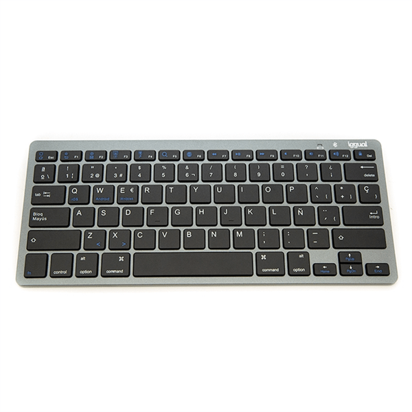 IGG316917 iggual teclado bluetooth slim tkl-bt negro