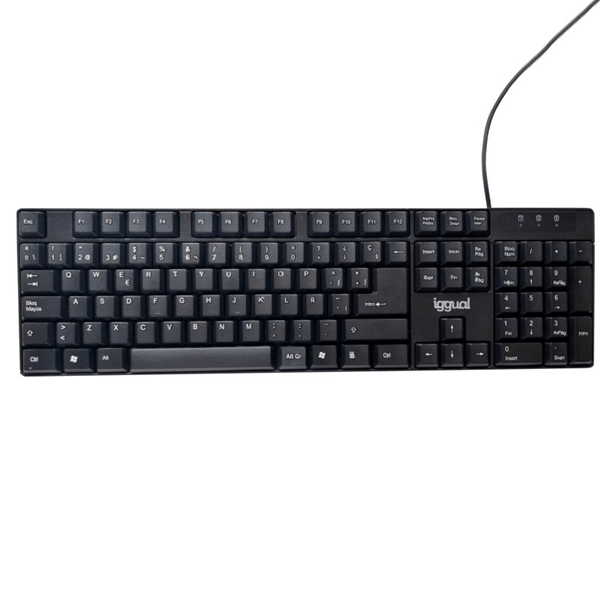 IGG317501 iggual teclado estandar ck-frameless-105t negro