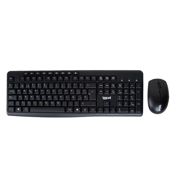 IGG318898 iggual kit teclado raton inalambrico wmk-basic