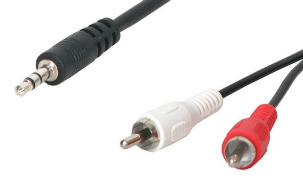 IN-11020200 cable audio jack 3.5m a 2 rca estero macho innobo 1.5mt.