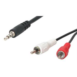 IN-11020200 cable audio jack 3.5m a 2 rca estero macho innobo 1.5mt.