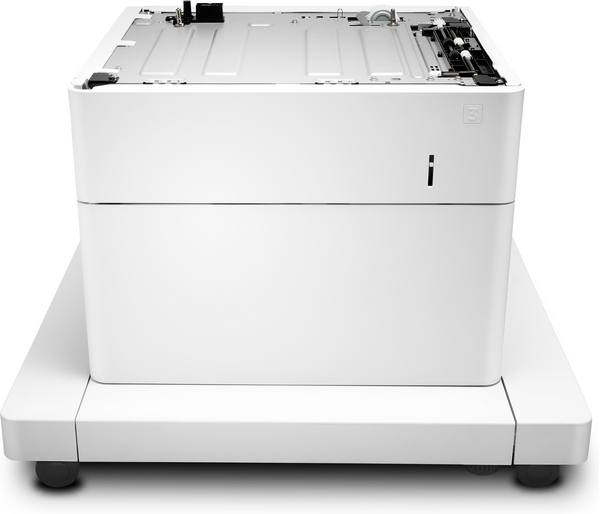 J8J91A laserjet 1x550 paper tray with stand and ra ck