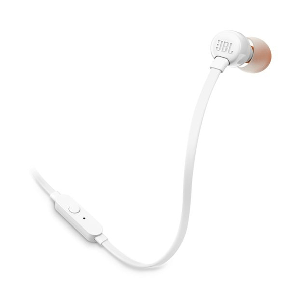 JBLT160WHT auriculares jbl t160 tune wired in ear headphone with mic white