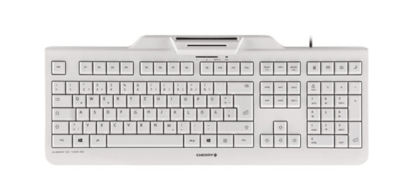 JK-A0100ES-0 teclado cherry kc 1000 sc blanco-lector dnie