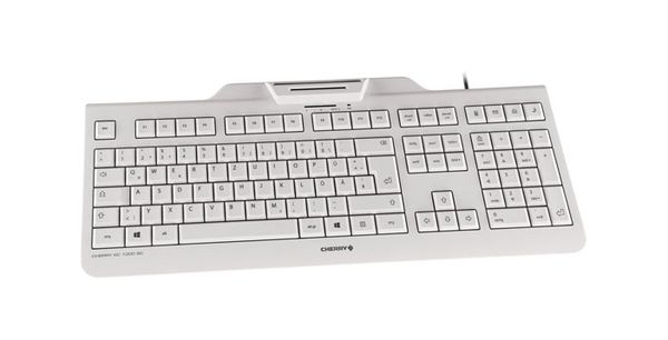JK-A0100ES-0 teclado cherry kc 1000 sc blanco lector dnie