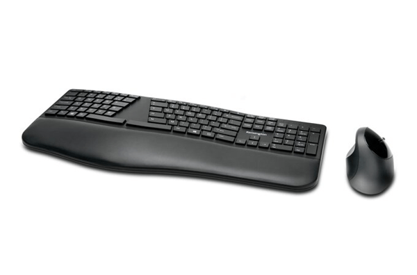 K75406ES teclado-raton kensington teclado y raton inalambricos pro fit ergo negro