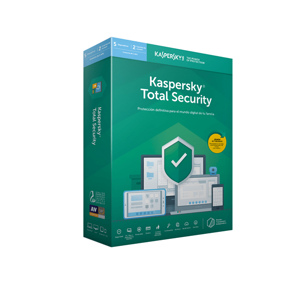 KL1949S5EFS-20 antivirus kaspersky total security 5 usuarios para pc. mac y dispositivo