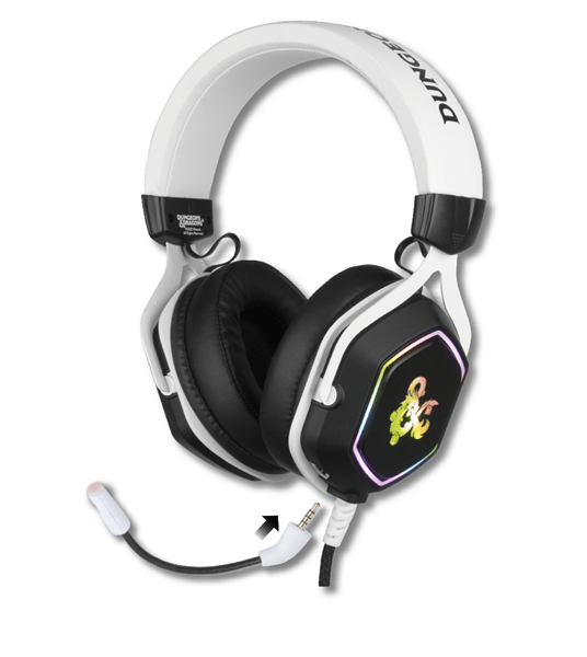 KX-DND-GH-RBW-PC headset konix dungeons and dragons 7.1 rainbow micro flexible multiplataforma kx-dnd-gh-rbw-pc