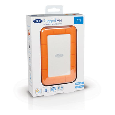 espalda Tantos Cuaderno LAC9000298 lacie rugged mini-disco duro externo. micro-usb b 3.0. 2tb hhd.  aluminio y naranja