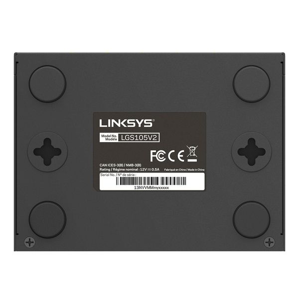 LGS105-EU-RTL swicht gigabit linksys lgs105 eu rtl no gestionable 5 puertos retail
