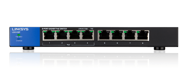 LGS108P-EU switch gigabit poe-linksys lgs108p-eu no gestionable de 8 puertos 50w