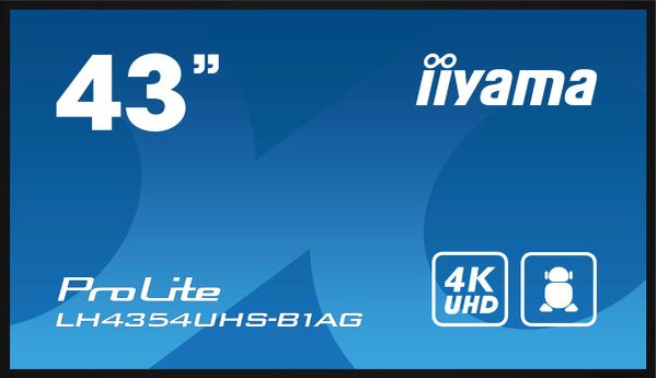 LH4354UHS-B1AG monitor iiyama lh4354uhs b1ag 42.5p ips 4k ultra hd hdmi altavoces