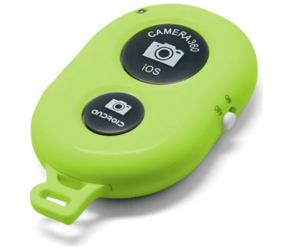 LL-AM-111-VERDE disparador bluetooth para smartphone fotos videos verde