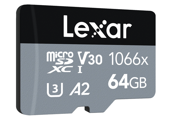LMS1066064G-BNANG lexar 64gb high-performance 1066x microsdxc uhs-i. up to 160mb-s read 70mb-s write c10 a2 v30 u3