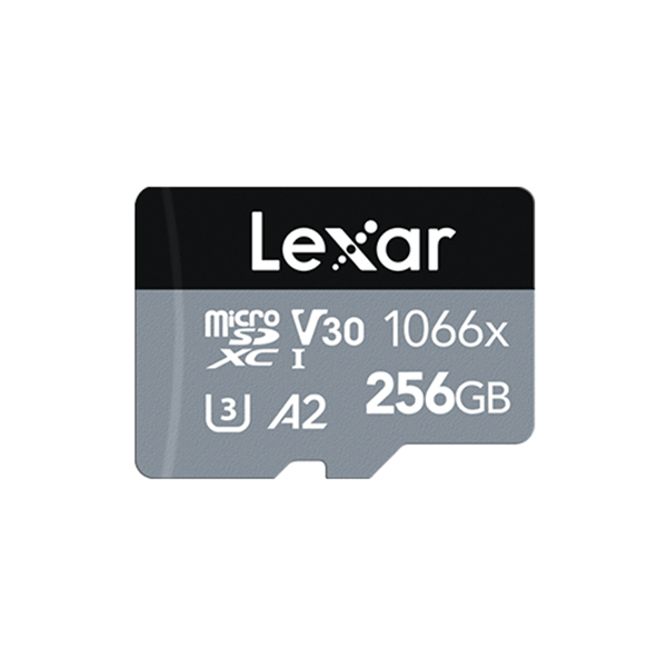 LMS1066256G-BNANG lexar 256gb high-performance 1066x microsdxc uhs-i. up to 160mb-s read 120mb-s write c10 a2 v30 u3
