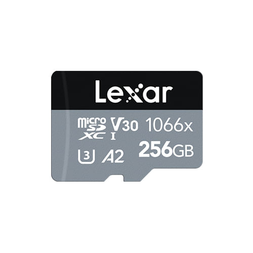 LMS1066256G-BNANG lexar 256gb high performance 1066x microsdxc uhs i. up to 160mb s read 120mb s write c10 a2 v30 u3