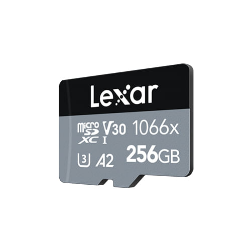 LMS1066256G-BNANG lexar 256gb high performance 1066x microsdxc uhs i. up to 160mb s read 120mb s write c10 a2 v30 u3