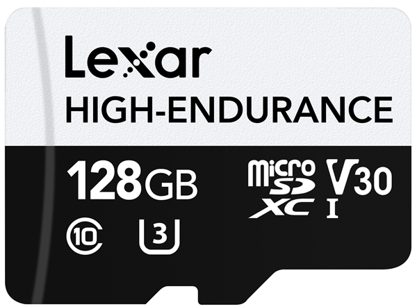 LMSHGED128G-BCNNG lexar 128gb high-endurance microsdhc-microsdxc uhs-i cardsup to 100mb-s read. 45mb-s write. c10