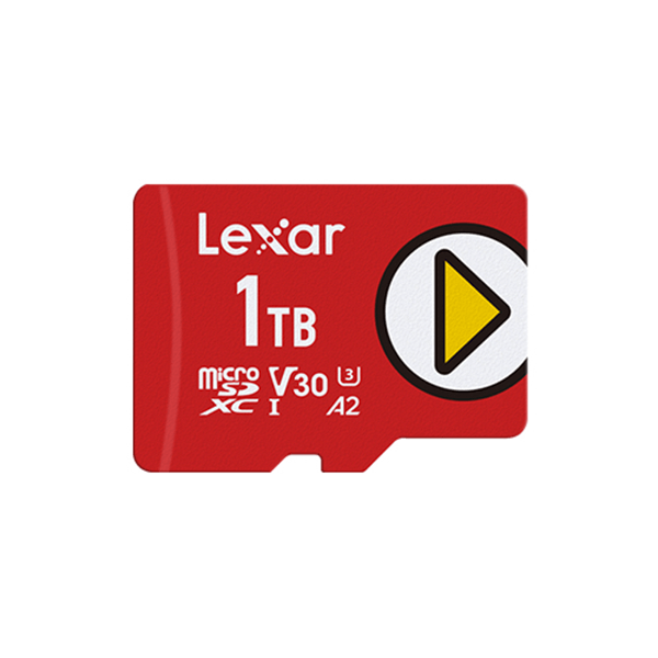 LMSPLAY001T-BNNNG lexar 1tb play microsdxc uhs i cards. up to 150mb s read c10 a2 v30 u3