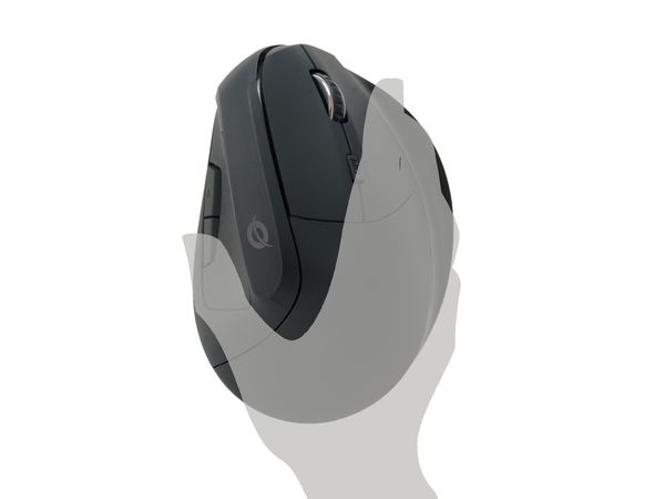 LORCAN03B mouse conceptronic lorcan03 bluetooh 5.2 ergonomico 6 botones 1600dpi color negro