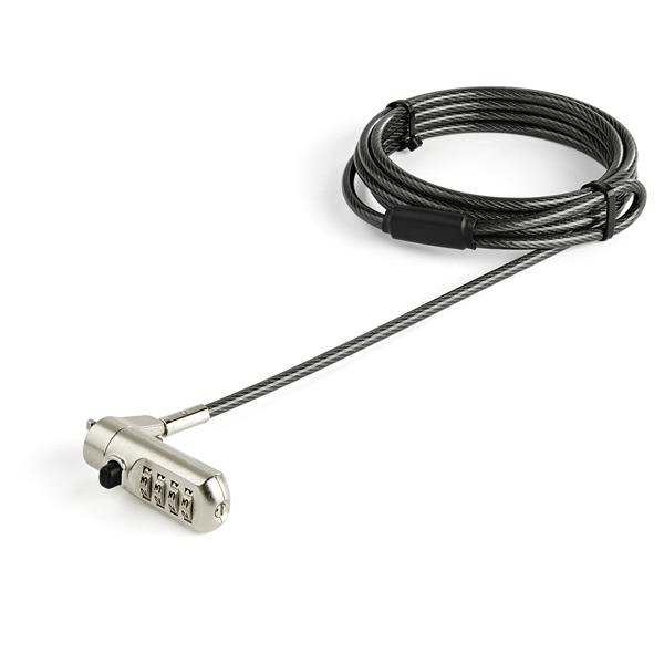 LTLOCKNANO 2 m 6.6 ft. laptop cable lock combination-nano-sl ot