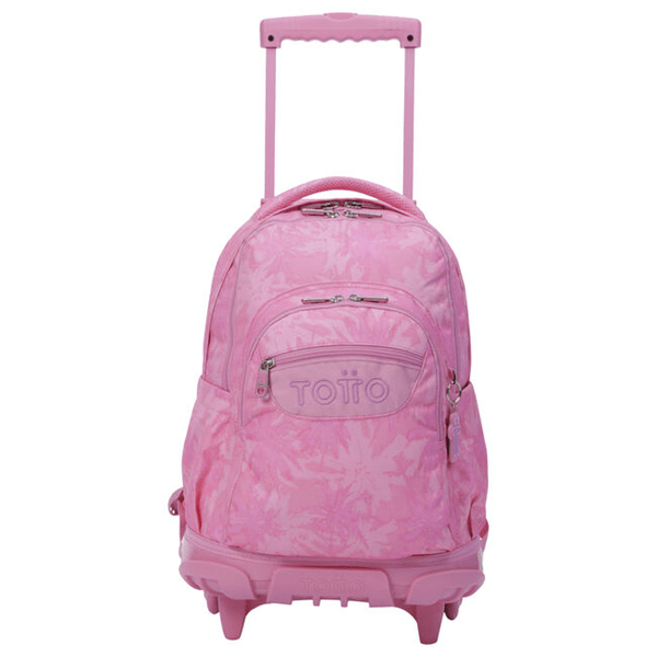 MA03ECO006-2210P-8IE mochila escolar con ruedas palmeras rosas-renglones totto ma03eco006-2210p-8ie