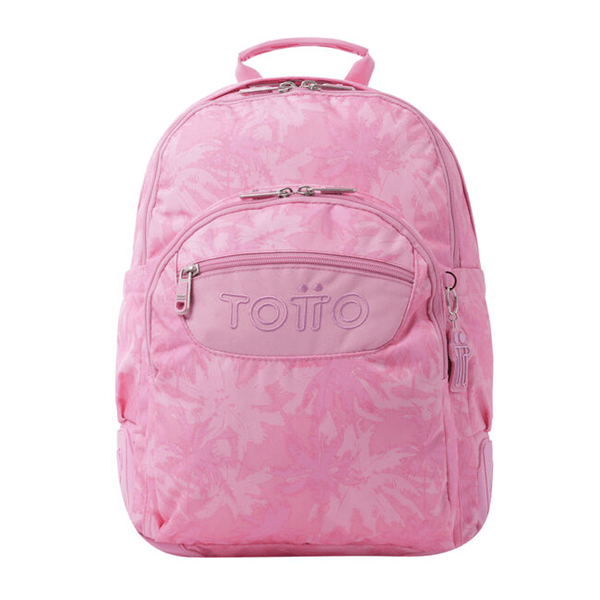 MA04ECO029-2210N-8IE mochila escolar palmeras rosas crayoles totto ma04eco029 2210n 8ie