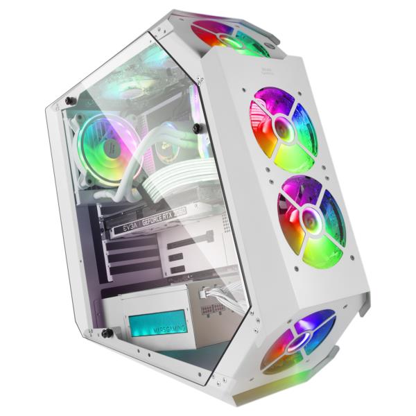 Mars Gaming caja MICRO-ATX MC300W WHITE desde 44,68 € - Entrega ase