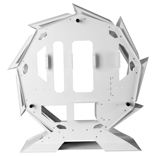 MCORBW caja microatx mars gaming mcorb white diseo esferico extremo premium doble ventana de cristal te