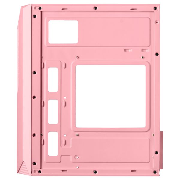 MCS1P caja microatx compacta mars gaming mc s1 rosa frontal argb ventilador traser frgb ventana lateral sin fuente de alimentacion