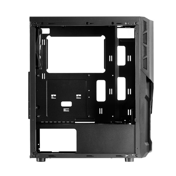MCX2 caja atx semitorre mars gaming mc x2 black frontal en acero ventiladores frgb sin fuente de alimentacion