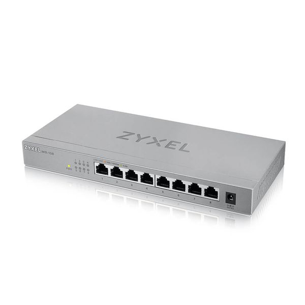 MG-108-ZZ0101F zyxel mg 108 8 ports desktop 2.5g multigig unmanaged switch