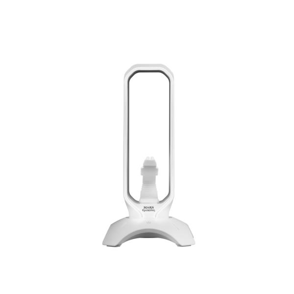 MHHPROW mars gaming soporte auricular mhhpro 3in1 blanco
