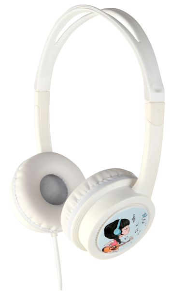 MHP-JR-W auriculares para ninos gembird control de volumen blanco