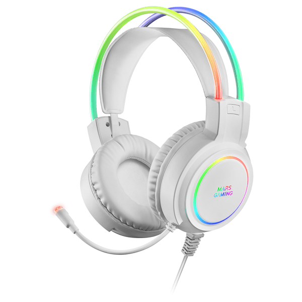 MHRGBW mars gaming auricular mhrgb pc-ps4-ps5-xbox white