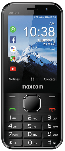 MK281 feature phone 4g pant 2.8 black 1800 mah.5 mpx.5124 whatsa pp