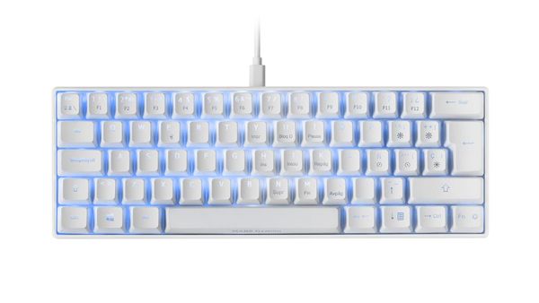 MKMINIWBES teclado mecanico ultra compacto mars gaming mkmini white full rgb chroma switch outemu pro blue
