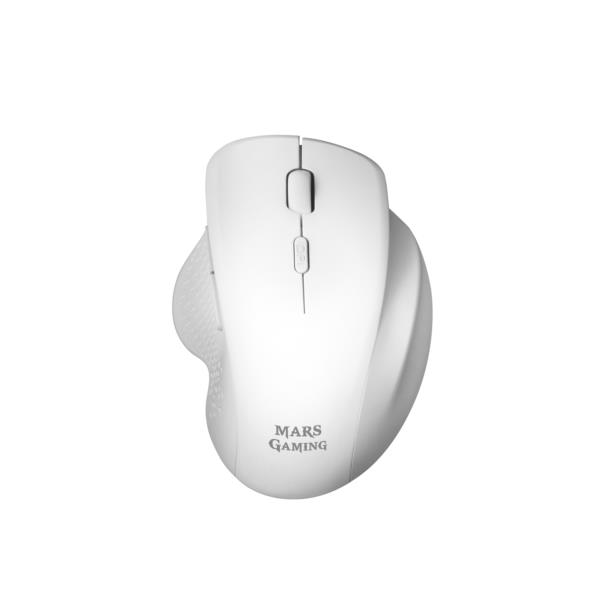 MMWERGOW mouse wireless mars gaming mmwergo white 3200dpi switches mecanicos kailh diseno ergonomico diest