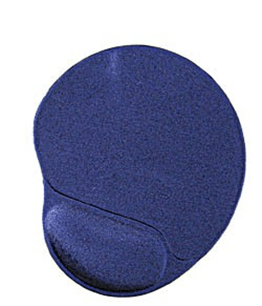 MP-GEL-B alfombrilla de gel gembird para raton con soporte para muneca. azul