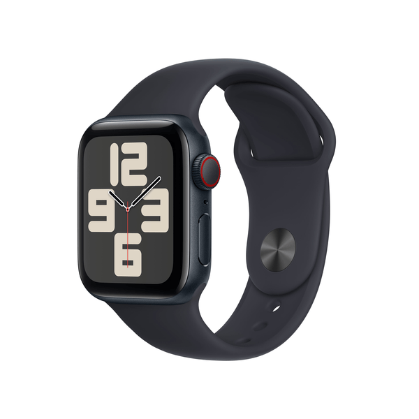 MRGA3QL/A apple watch se gps-cellular 40mm midnight aluminium case with midnight sport band-m-l