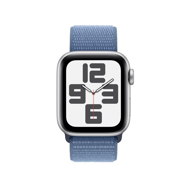 MRGQ3QL_A apple watch se gps cellular 40mm silver aluminium case with winter blue sport loop