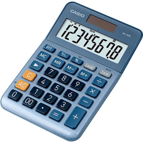 MS-80E calculadora de sobremesa de 8 digitos casio ms 80e