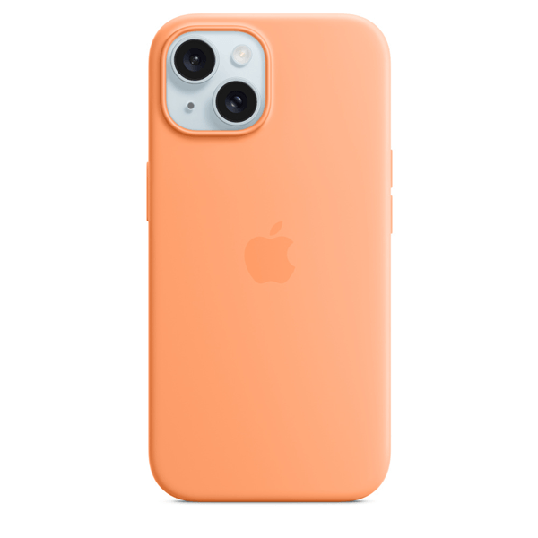 MT0W3ZM_A_ES iphone 15 si case orange sorbet